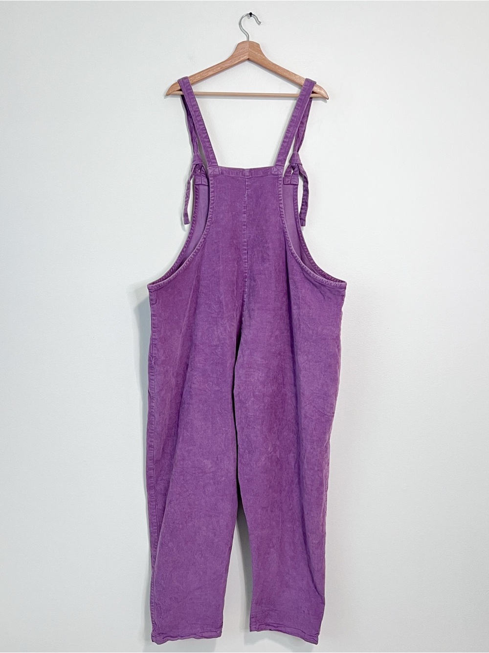 Lucy & Yak Original Corduroy Dungarees Overalls Purple Cotton Size US 18L UK 22L - Picture 7 of 13